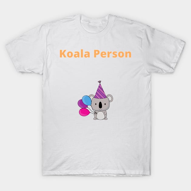 Koala Person - Koala T-Shirt by PsyCave